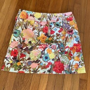 Elevenses Corduroy Tapestry Skirt Sz 6